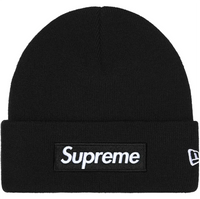Supreme New Era Box Logo Beanie 'Black' FW25 – Sneakers Depot Supreme New Era Box Logo Beanie 'Black' FW25 – Sneakers Depot