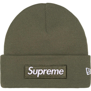 Supreme New Era Box Logo Beanie 'Light Olive' FW25
