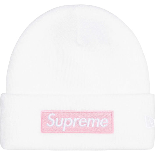Supreme New Era Box Logo Beanie 'White' FW25