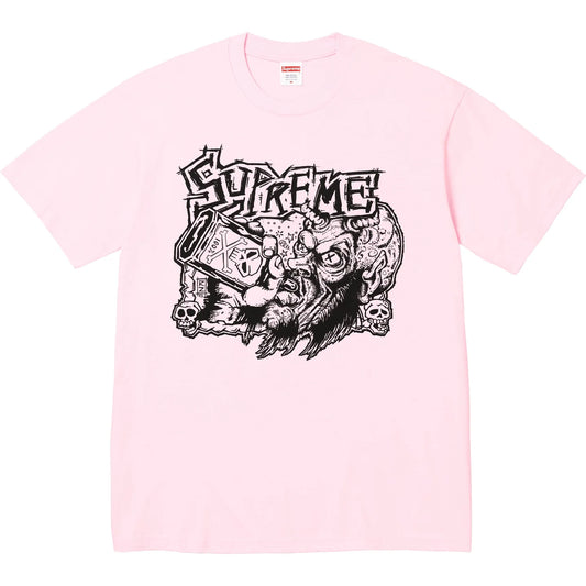 Supreme Fucking Blowout Tee Light Pink