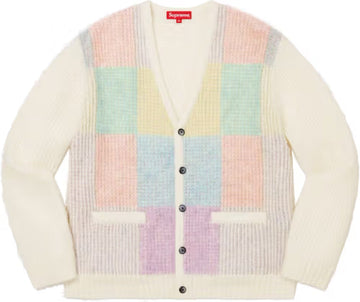 Supreme Brushed Grid Cardigan SS22