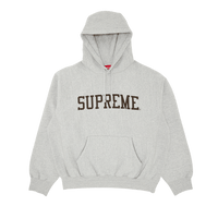 Supreme Big Logo Hoodie Grey