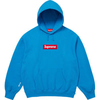 Supreme Box Logo Hooded Sweatshirt Cyan FW25