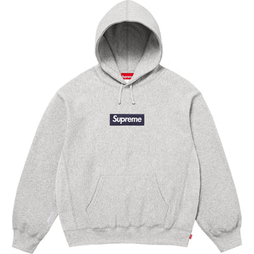 Supreme Box Logo Hooded Sweatshirt 'Heather Grey' FW25