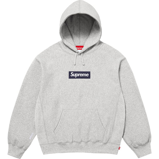Supreme Box Logo Hooded Sweatshirt 'Heather Grey' FW25