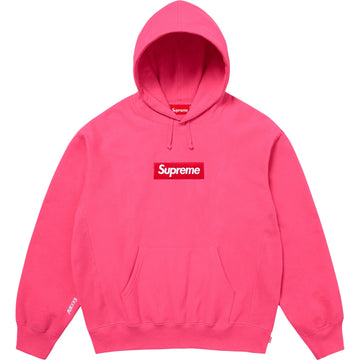 Supreme Box Logo Hooded Sweatshirt 'Magenta' FW25