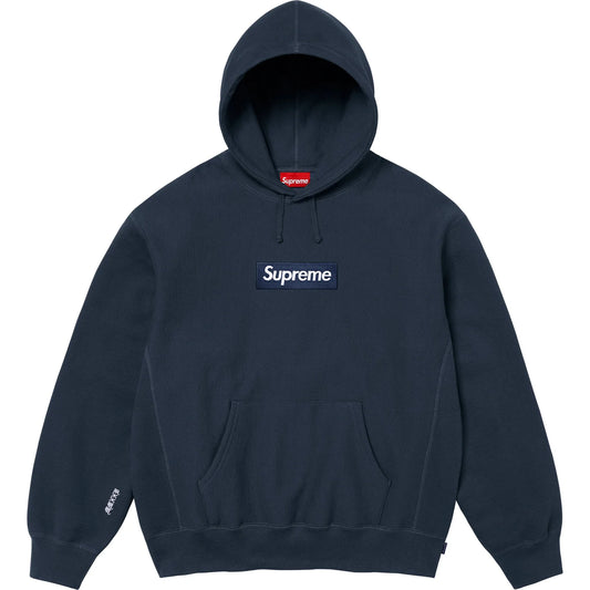 Supreme Box Logo Hooded Sweatshirt 'Navy' FW25