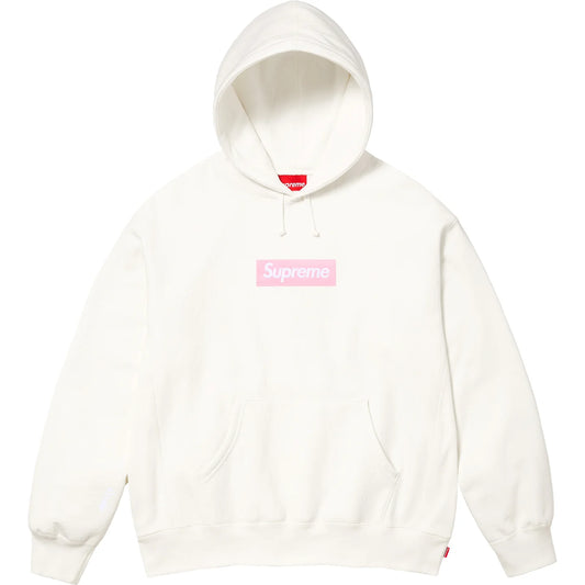 Supreme Box Logo Hooded Sweatshirt 'White' FW25