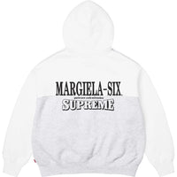 Supreme MM6 Maison Margiela Eagle Zip Up Hooded Sweatshirt Ash Grey