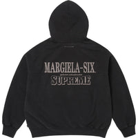 Supreme MM6 Maison Margiela Eagle Zip Up Hooded Sweatshirt Black