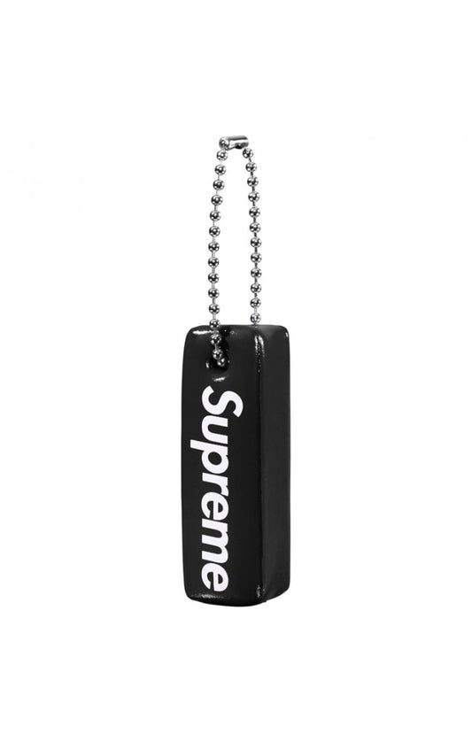 Supreme Black Floating Keychain