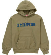 Supreme Reverse Hooded Sweatshirt Dusty Olive
