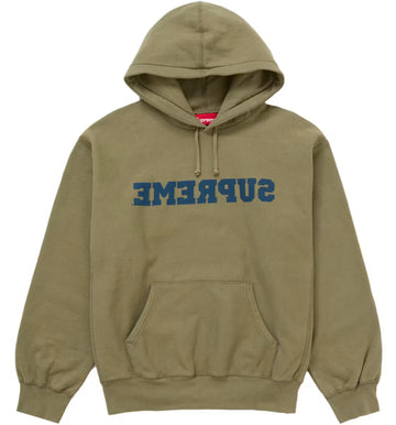 Supreme Reverse Hooded Sweatshirt Dusty Olive