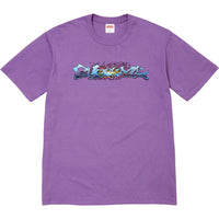 Supreme Tag Tee Purple