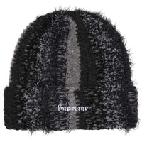 Supreme Tinsel Stripe Beanie Black