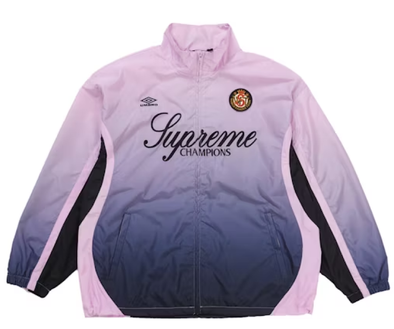 Supreme x Umbro Gradient Track Jacket Pink