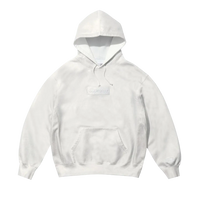 Supreme x MM6 Maison Margiela Foil Box Logo Hooded Sweatshirt 'White'