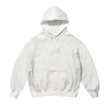 Supreme x MM6 Maison Margiela Foil Box Logo Hooded Sweatshirt 'White'