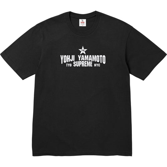 Supreme Y's Yohji Yamamoto Star Tee Black