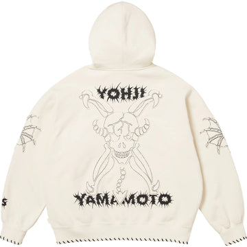 Supreme Y's Yohji Yamamoto Zip Up Hooded Sweatshirt White