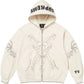 Supreme Y's Yohji Yamamoto Zip Up Hooded Sweatshirt White