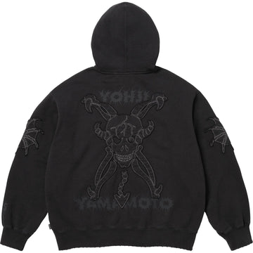 Supreme Y's Yohji Yamamoto Zip Up Hooded Sweatshirt Black
