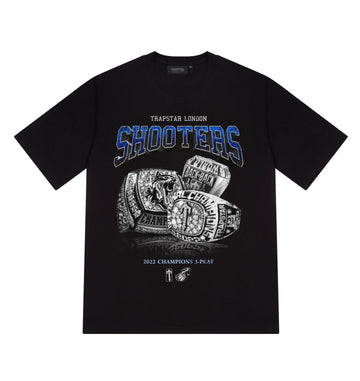 Trapstar Three-peat Champions T-shirt Black/Blue