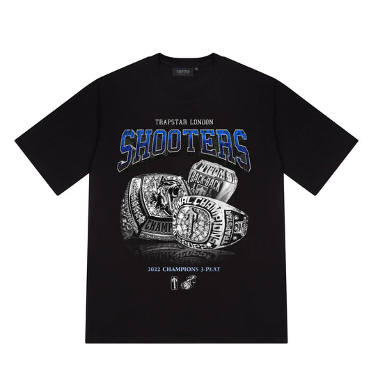 Trapstar Three-peat Champions Tee Black/Blue