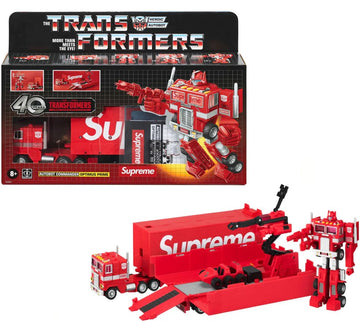Supreme Transformers G1 Optimus Prime Figure Red - SS25