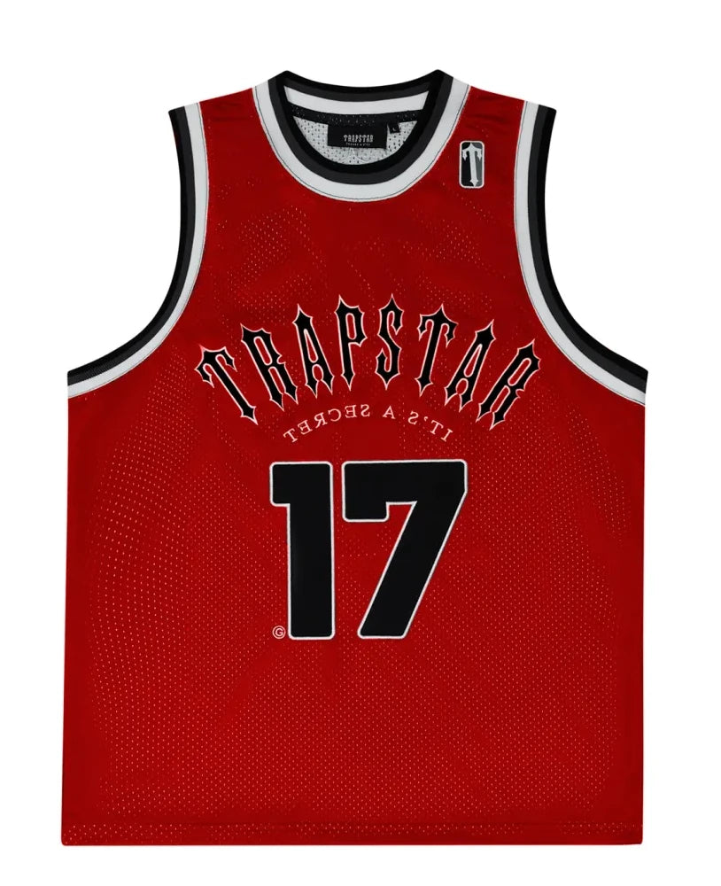 Trapstar Irongate Basketball Vest Red