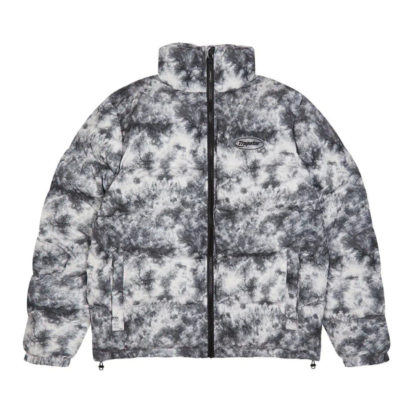 Trapstar Hyperdrive Hooded Puffer Jacket Black/Tie Dye