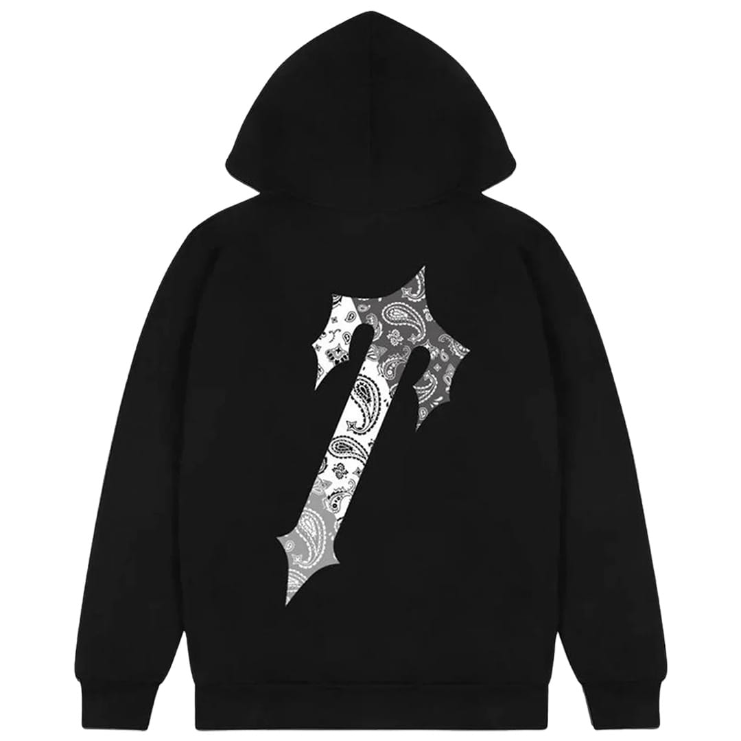 Trapstar Decoded Paisley Monochrome Edition Hoodie