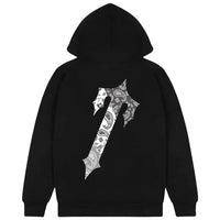 Trapstar Decoded Paisley Monochrome Edition Hoodie