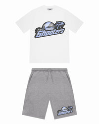 Trapstar Shooters Short Set White/Ice 2.0