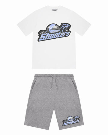Trapstar Shooters Short Set White/Ice 2.0