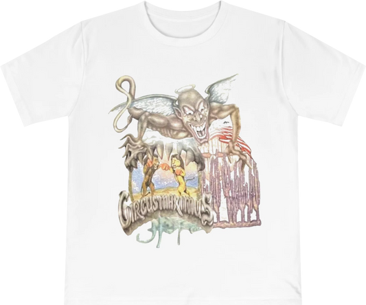 Travis Scott Utopia Circus Maximus Europe Tour 2024 Tee White