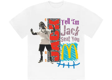 Travis Scott x McDonald's Jack Smile Tee White