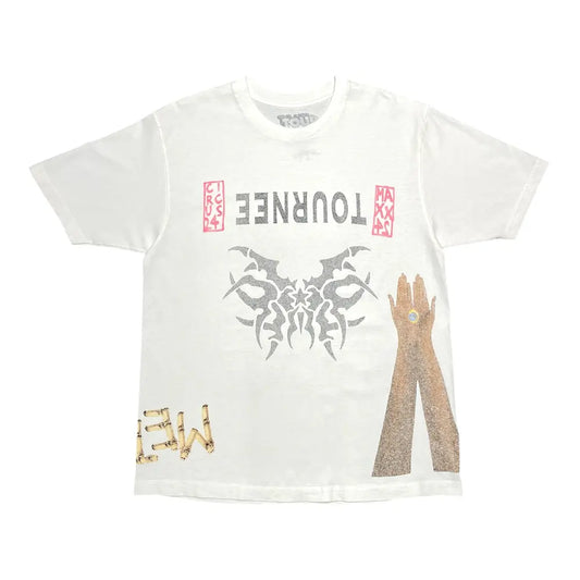 Travis Scott Utopia Tournee Tee White