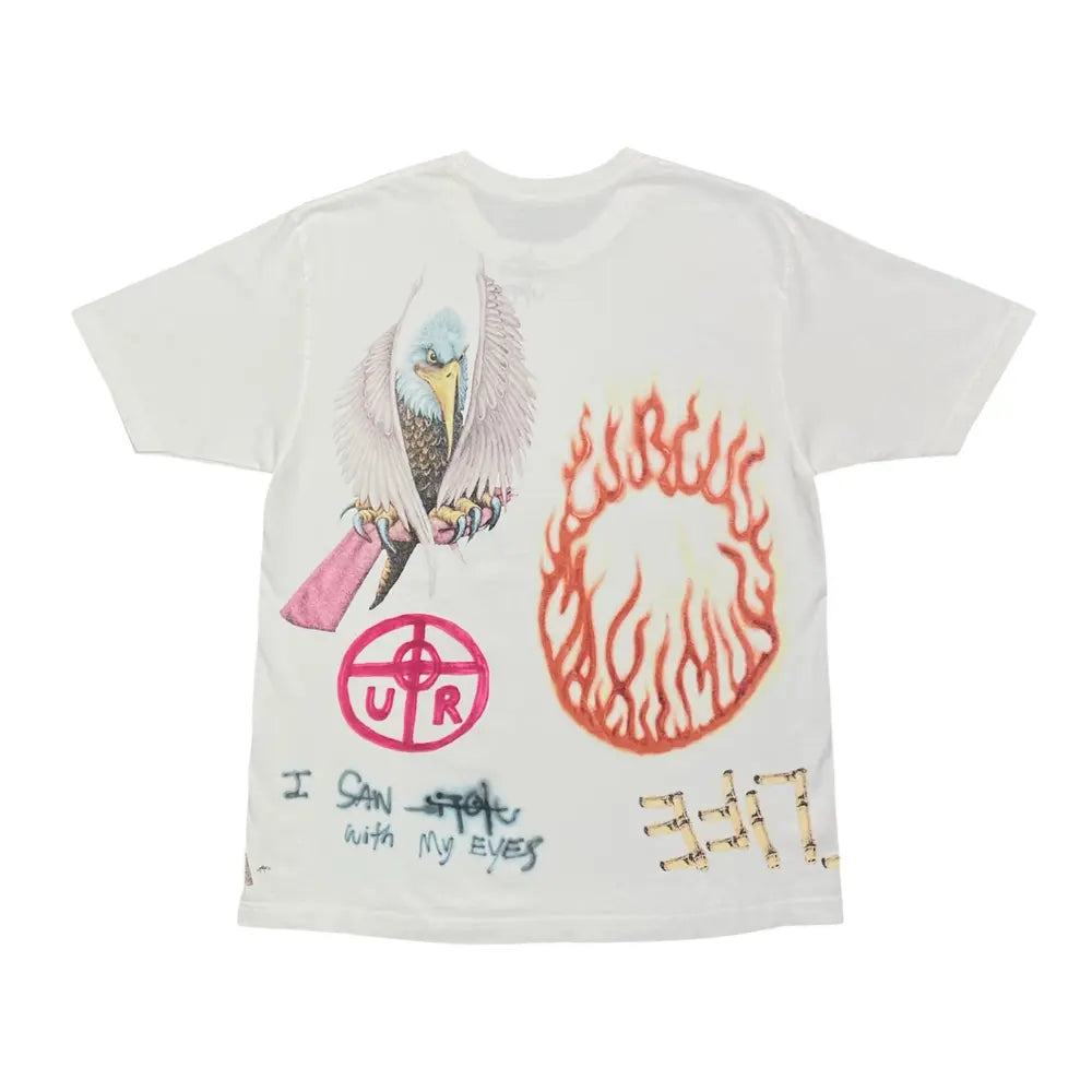 Travis Scott Utopia Tournee Tee White
