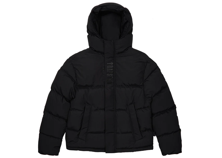 Trapstar Decoded 2.0 Hooded Puffer Jacket Blackout