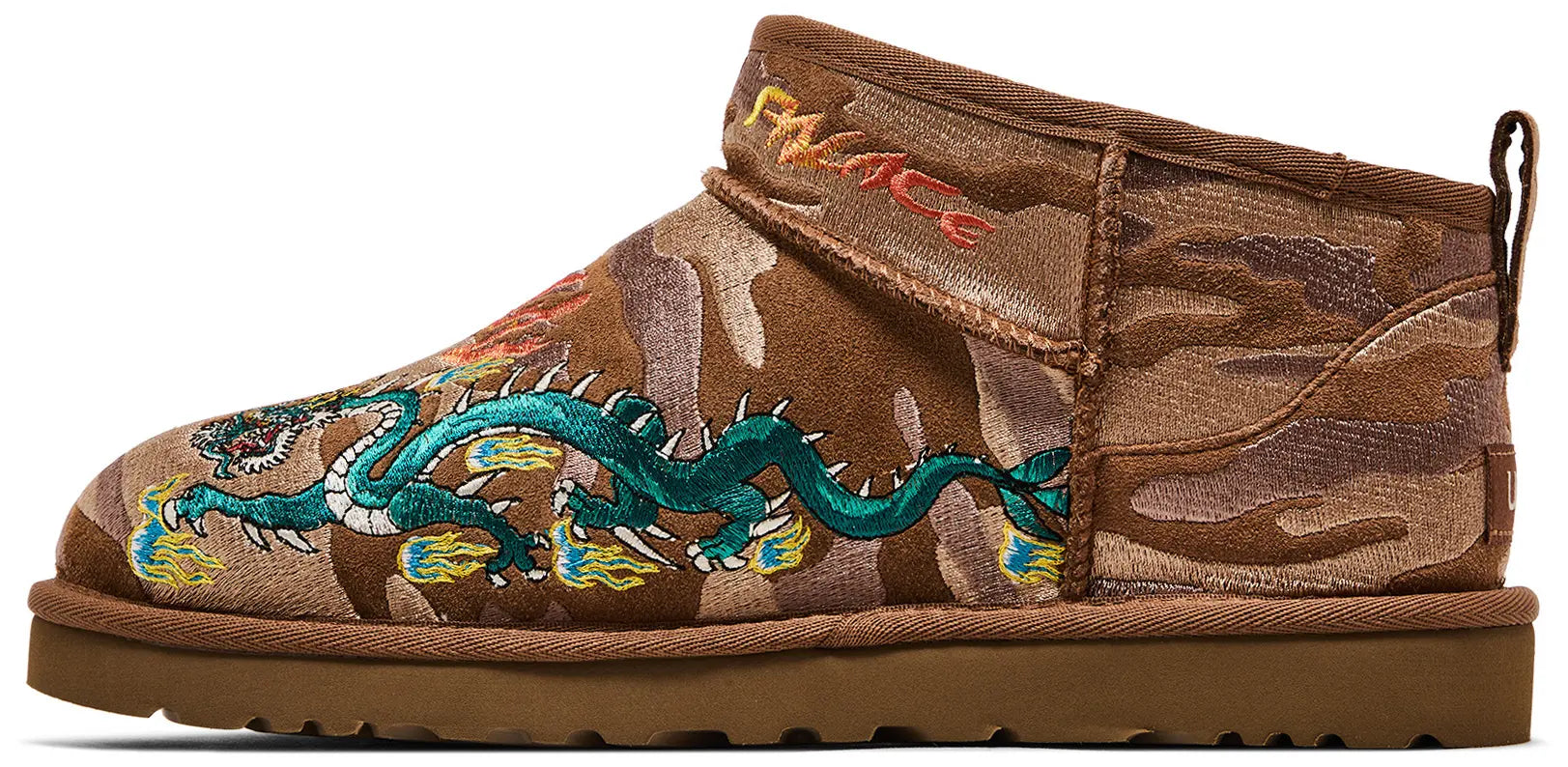 Palace x UGG Classic Ultra Mini Boot 'Chestnut Camo'