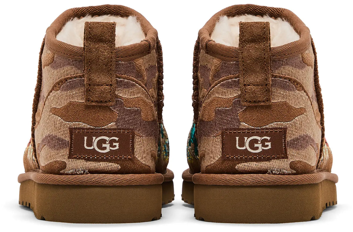 Palace x UGG Classic Ultra Mini Boot 'Chestnut Camo'