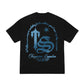 Trapstar Varsity Tee Black/Tie Dye