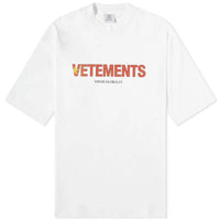 Vetements China Flag Logo White