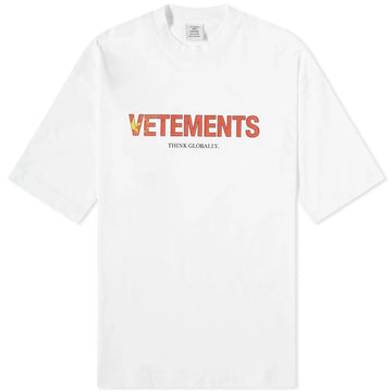 Vetements China Flag Logo White