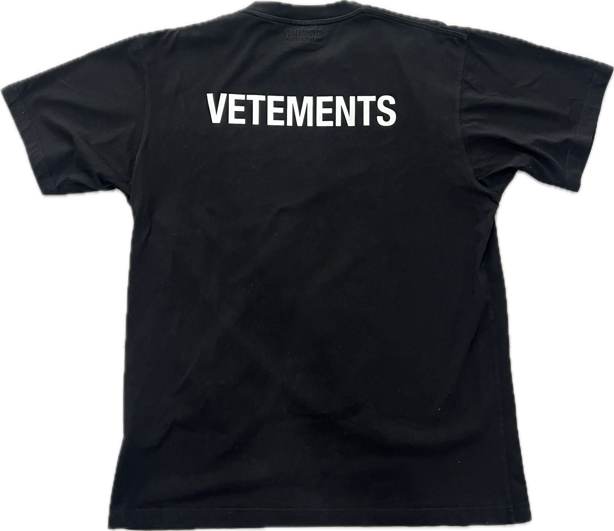 Vetements Classic Logo Tee Black