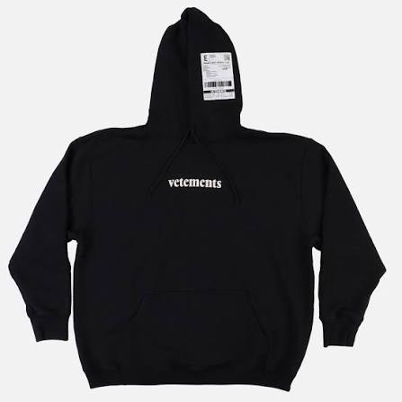 Vetements Priority Mai Hoodie Black