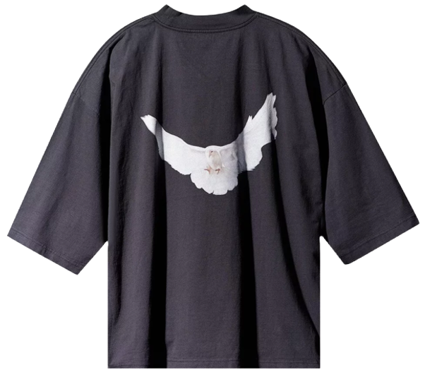 Yeezy Gap Balenciaga Dove No Seam Tee Dark Grey