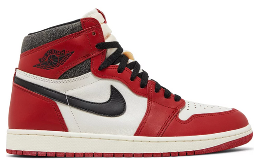 czerwone białe czarne air jordan 1 high chicago lost and found 1985 michael jordan