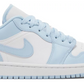 błękitne białe niebieskie niskie buty air jordan 1 low ice blue
